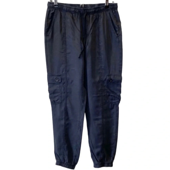 Velvet Heart Black Tencel Jogger Style Baggy Cargo Pants Size XS - Picture 5 of 16